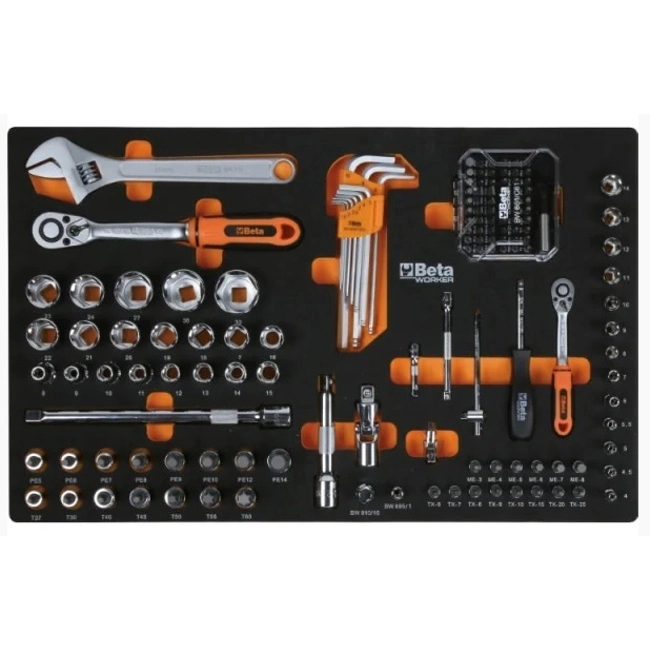 Vendita online Carrello con cassetti e 189 utensili art. BW 5000S R/3M ROSSO